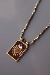 Colar Theni Brown
