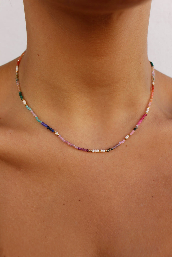 Colar Rainbow Pearls