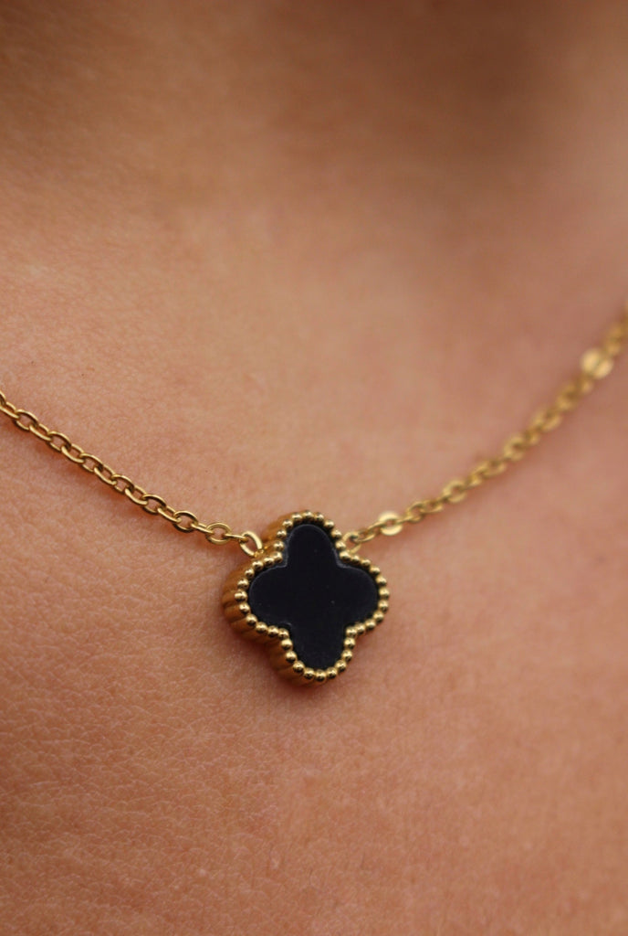 Colar Trevo Black