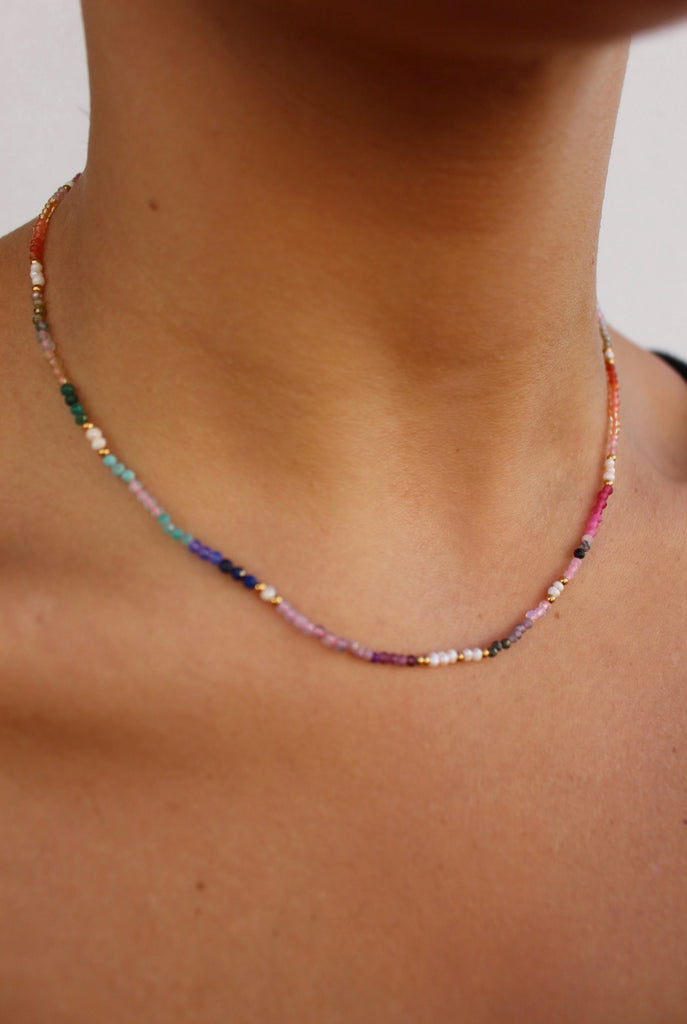 Colar Rainbow Pearls