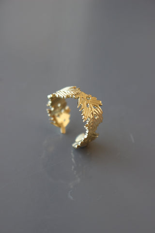 Anel Golden Petals