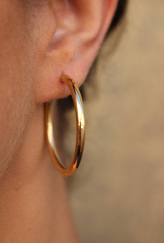 Classic Bigger Huggie Hoops