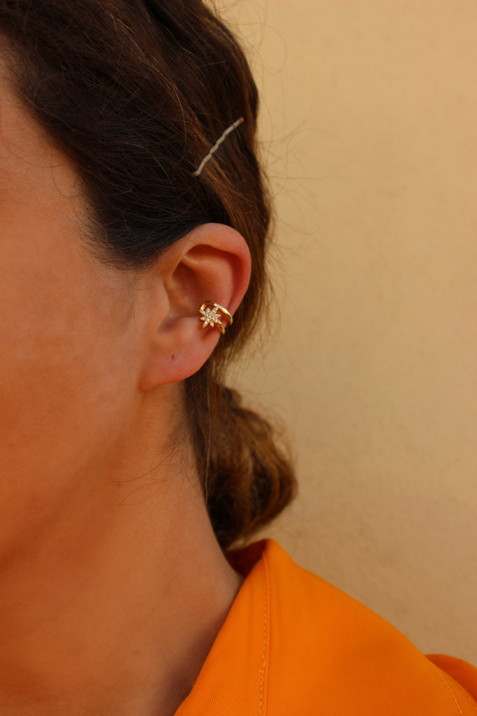 Double Star Earcuff