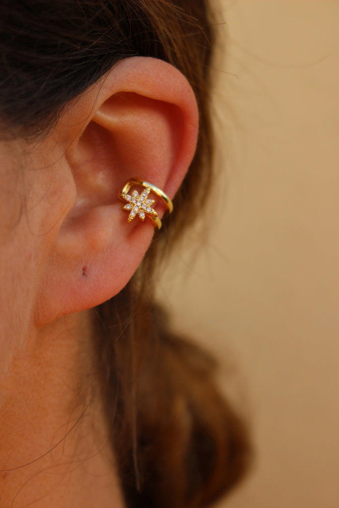 Double Star Earcuff