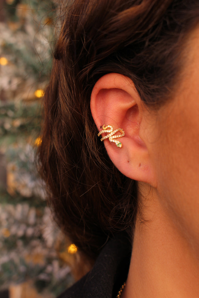 Snaky Earcuff (Stainless Steel)