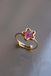 Anel Flower Stone