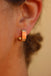 Classic Square Color Hoops (Stainless Steel)