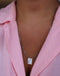 Madre Silver Color Scapular (Stainless Steel)