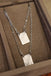 Madre Silver Color Scapular (Stainless Steel)